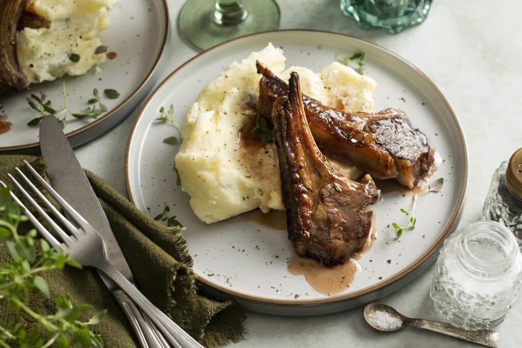 Seasonal Spuds_Redcurrant lamb cutlets with thyme and goat’s cheese mash (3)